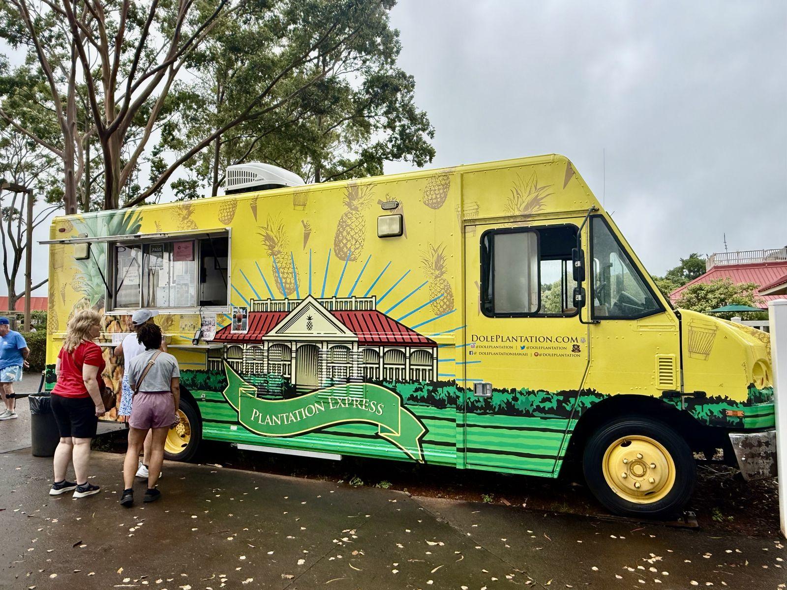 The Dole Plantation Express food truck