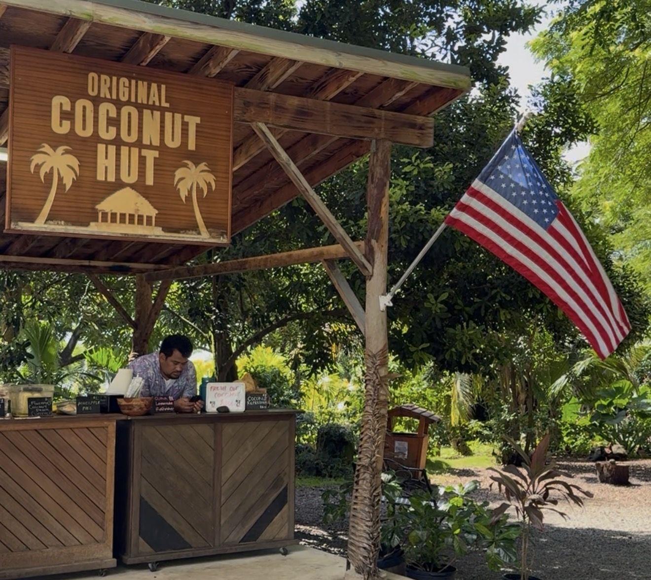 The Original Coconut Hut at the farm